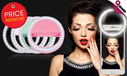 Rechargeable LED Selfie Ring Light!